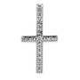 14k White Gold 1 1/10ct. Diamond Latin Cross Pendant