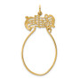 14k Musical Charm Holder