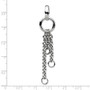 Sterling Silver Double Circle Shaped Charm Carrier Pendant