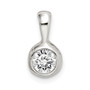 Sterling Silver CZ Pendant