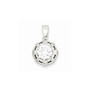 Sterling Silver CZ Pendant