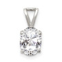 Sterling Silver CZ Pendant