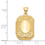 14k Rectangle Locket