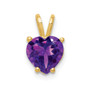 14k 7mm Heart Pendant Mounting