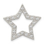 Sterling Silver CZ Star Pendant