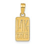 14k 14K GOLD Pendant