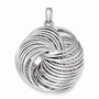 Sterling Silver Polished Multi-ring Pendant