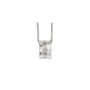 Stainless Steel Polished Geometrical Pendant 18in Necklace