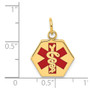 14k Medical Jewelry Pendant