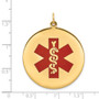 14k Medical Jewelry Pendant