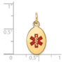 14k Medical Jewelry Pendant