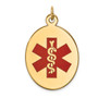 14k Medical Jewelry Pendant