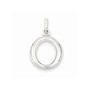 Sterling Silver Round Polished Pendant