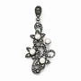 Sterling Silver Marcasite & FW Cultured Pearl Pendant