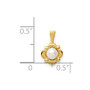 14k Madi K 4-5mm White Button Freshwater Cultured Pearl Pendant