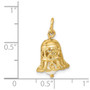 14k Wedding Bell with FW Cultured Pearl Charm