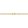 14k 1.75mm D/C Rope with Lobster Clasp Chain