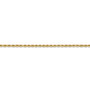 14k 1.75mm D/C Rope with Lobster Clasp Chain