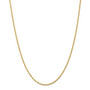 14k 2mm D/C Rope with Lobster Clasp Chain