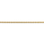 14k 2.25mm Regular Rope Chain