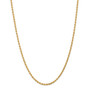 14k 3.20mm D/C Rope with Lobster Clasp Chain