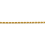 14k 3.20mm D/C Rope with Lobster Clasp Chain