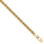 14k 3mm Regular Rope Chain