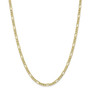 10k 4.4mm Semi-Solid Figaro Chain