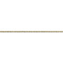 10k 1.15mm Machine Made Diamond-cut Rope Chain