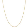 14K 1.35mm Carded Cable Rope Chain