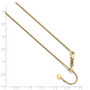 Leslie's 10K Yellow Gold 1 mm Adjustable Wheat Chain