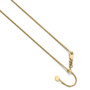 Leslie's 10K Yellow Gold 1 mm Adjustable Wheat Chain