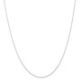 14k White Gold .5 mm (CARDED) Cable Rope Chain