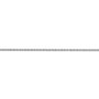 14k White Gold .6 mm Carded Cable Rope Chain