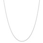 14k White Gold .95 mm Carded Cable Rope Chain