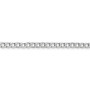 14k WG 4.3mm Semi-Solid Curb Link Chain