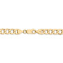 14k 7.0mm Semi-Solid Curb Link Chain