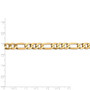 14k 7.5mm Flat Figaro Chain