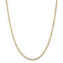 14k 3mm Concave Open Figaro Chain