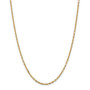 14k 3mm D/C Cable Chain