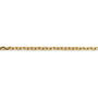 14k 3mm D/C Cable Chain
