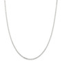 Sterling Silver 2.2mm Fancy Diamond-cut Open Link Cable Chain