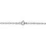 Sterling Silver 2.2mm Fancy Diamond-cut Open Link Cable Chain