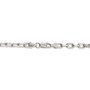 Sterling Silver 5.5mm Fancy Diamond-cut Open Link Cable Chain