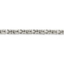 Sterling Silver 5mm Square Byzantine Chain