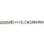 Sterling Silver 5mm Square Byzantine Chain