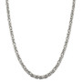 Sterling Silver 5mm Square Byzantine Chain