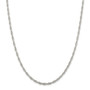 Sterling Silver 2.75mm Loose Rope Chain