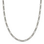 Sterling Silver 5.5mm Figaro Chain