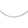 Sterling Silver Rhodium Plated 2mm Cubetto w/Extension Chain